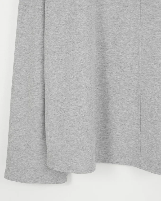 Camiseta de manga larga de corte recto W