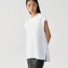 Camiseta sin mangas de corte recto